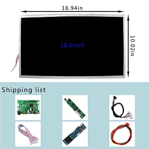 HDMI.USB LCD Controller Board for 30Pin LVDS  18.5