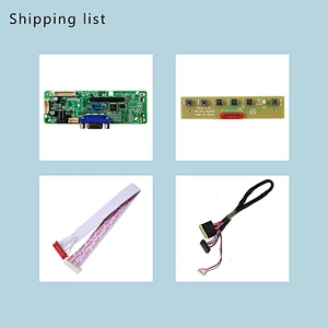 VGA LCD Controller Board Work for 1366x768  LVDS Interface LCD Screen VGA LCD Controller Board VGA Board for 1366x768 lvds lcd 1366x768 lvds lcd LCD Controller board