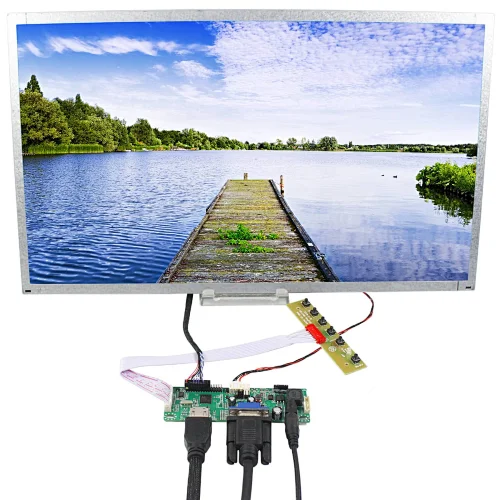 HDMI VGA Controller Board with 18.5inch M185BGE-L22 1366X768 LVDS LCD Display 18.5inch M185BGE-L22 1366X768 M185BGE-L22 1366X768 M185BGE-L22 18.5inch M185BGE-L22