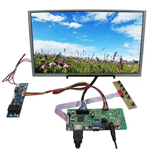 HDMI VGA Audio LCD Board for 30Pin LVDS Interface 13.3" TFT LCD Screen 1000 Brightness