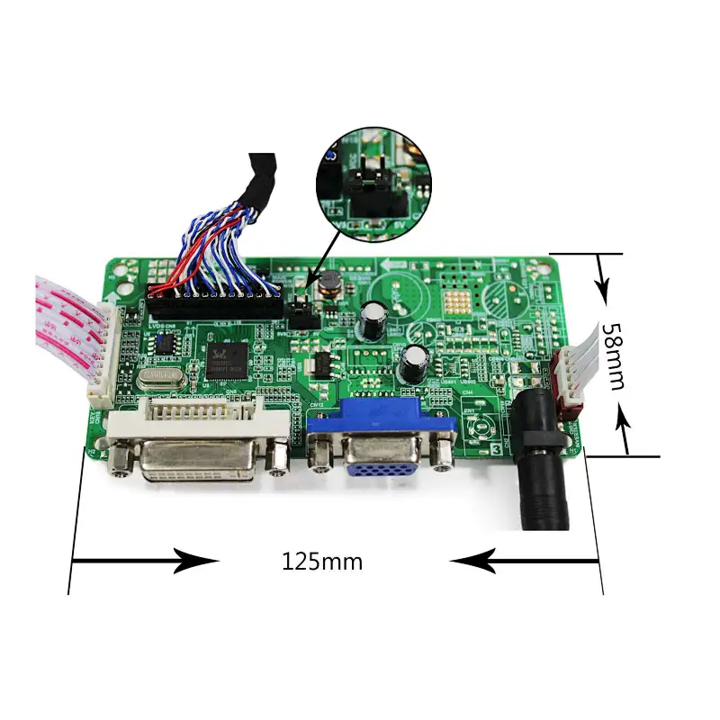 18.4inch CLAA184FP01 1920X1080  LCD Screen With VGA+DVI LCD Controller Board 18.4inch CLAA184FP01 1920X1080 CLAA184FP01 1920X1080 CLAA184FP01