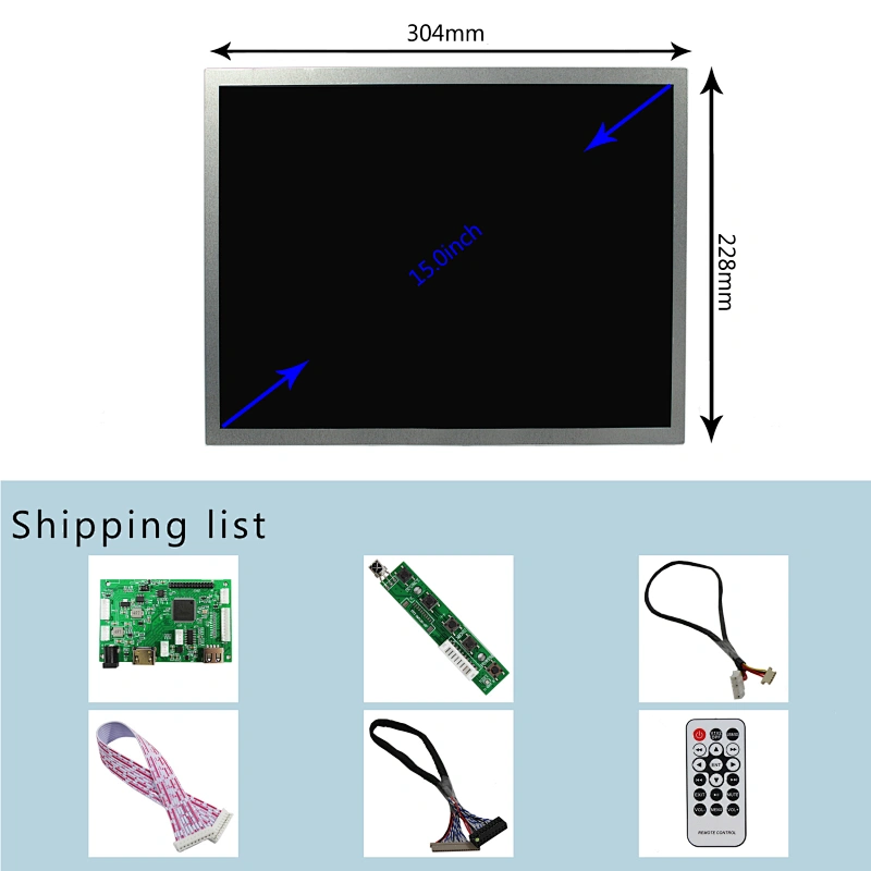 15in DV150X0M-N10 1024x768 IPS TFT LCD Screen With HD-MI USB LCD Controller Board 15inch DV150X0M-N10 1024x768 15inch DV150X0M-N10 DV150X0M-N10 1024x768