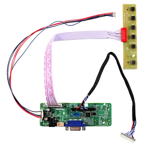 VGA LCD Controller Board  Work with 6.5inch 640x480 TFT LCD Screen G065VN01 V2 vga lcd controller lcd vga controller vga input lcd controller lcd 640x480 tft lcd controller board tft lcd module 640x480 6.5inch 640x480  G065VN01 V2
