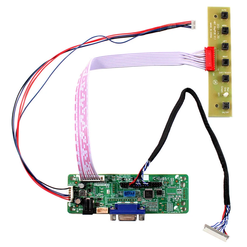 VGA LCD Controller Board Work with 6.5inch 640x480 TFT LCD Screen G065VN01 V2 vga lcd controller lcd vga controller vga input lcd controller lcd 640x480 tft lcd controller board tft lcd module 640x480 6.5inch 640x480 G065VN01 V2