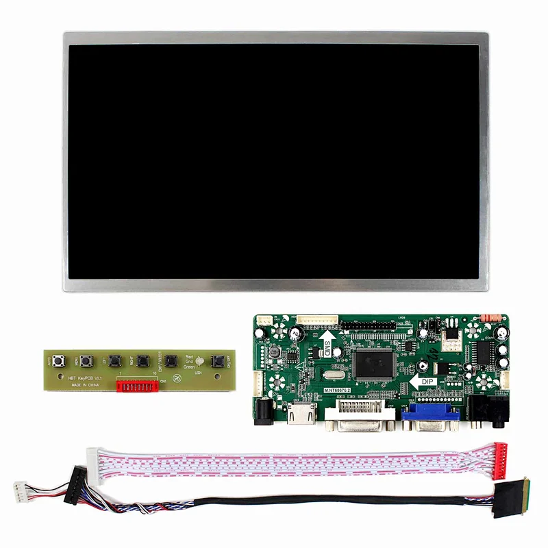 10.1inch 1024X600 LCD Screen with HDMI VGA DVI LCD Controller Board