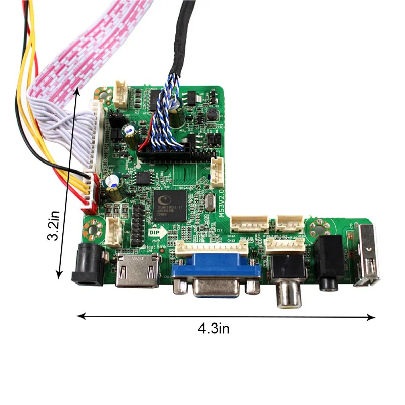 10.4inch VS104T-001A 800X600 LCD Screen With HDMI VGA AV USB LCD Controller Board 10.4inch 800X600 10.4inch 800X600 lcd screen hdmi lcd controller board