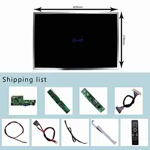 19 inch M190CGE-L20 1440x900 LCD Screen with HDMI USB LCD Controller Board