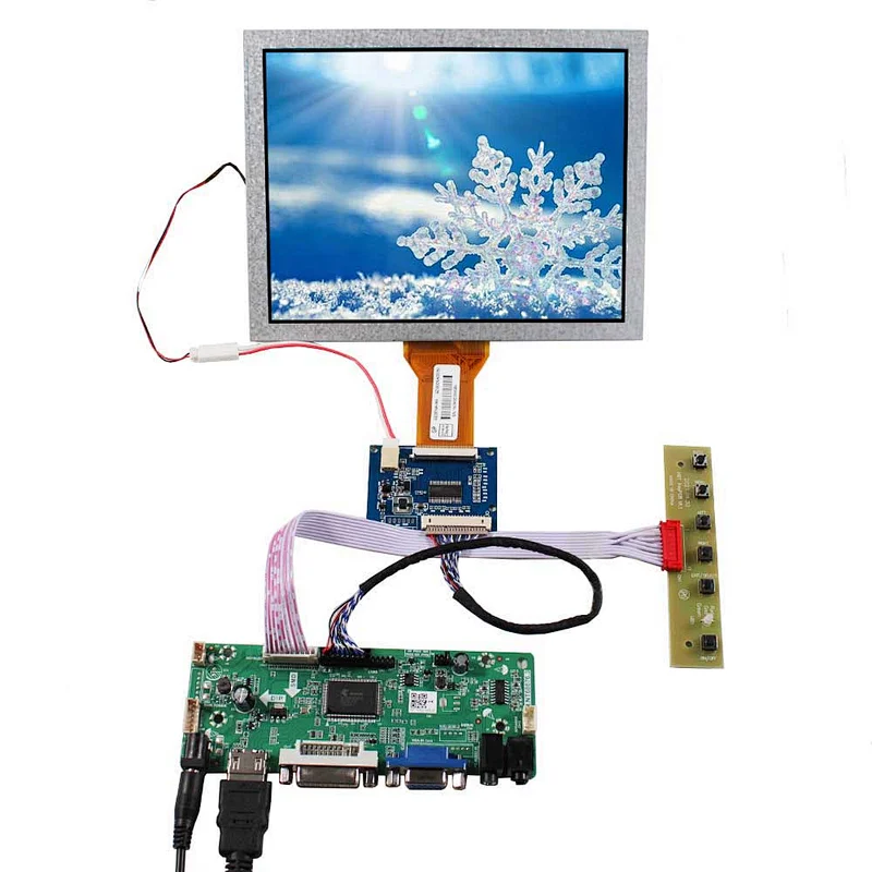 8inch EJ080NA-05A 800X600 TFT-LCD Screen With HDMI VGA DVI LCD Controller Board