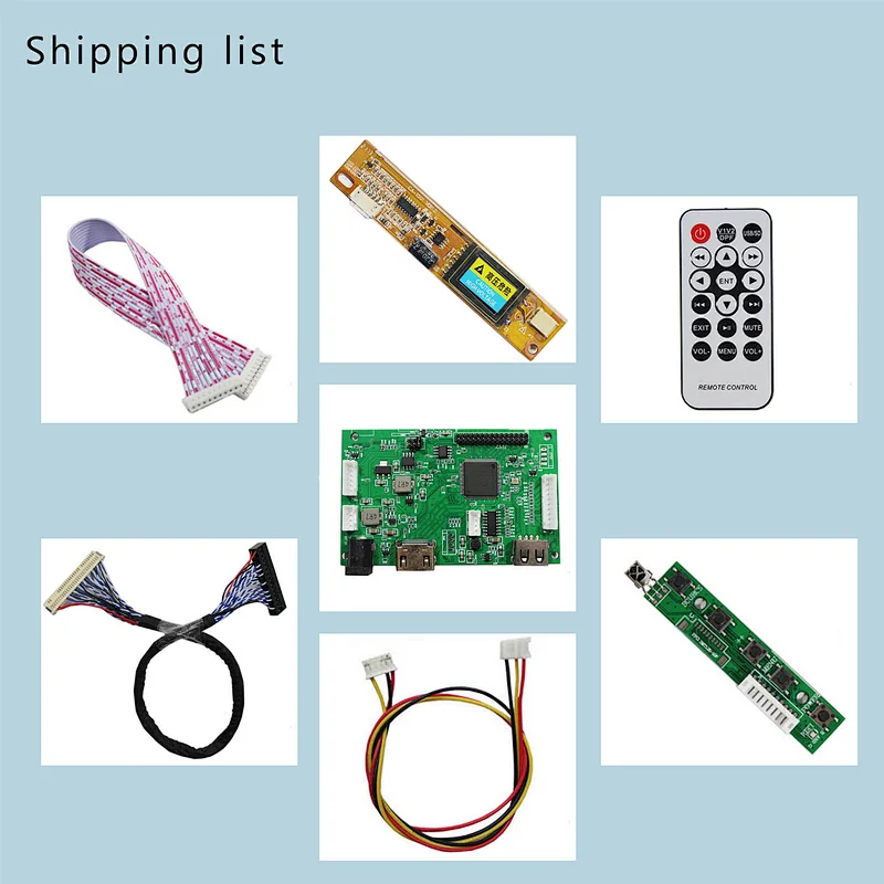 HDMI USB LCD Controller Board For 15.4 in 17in N154C1 LP171WP3 1440x900 LCD lcd controller board hdmi hdmi lcd controller board hdmi controller for lcd
