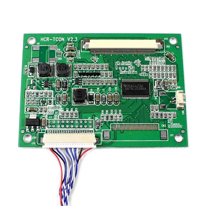 Fit To A080SN01 A104SN03 60pin TTL signal HCR-TCON-N2 LVDS to TTL Tcon Board ttl to lvds board lvds to ttl