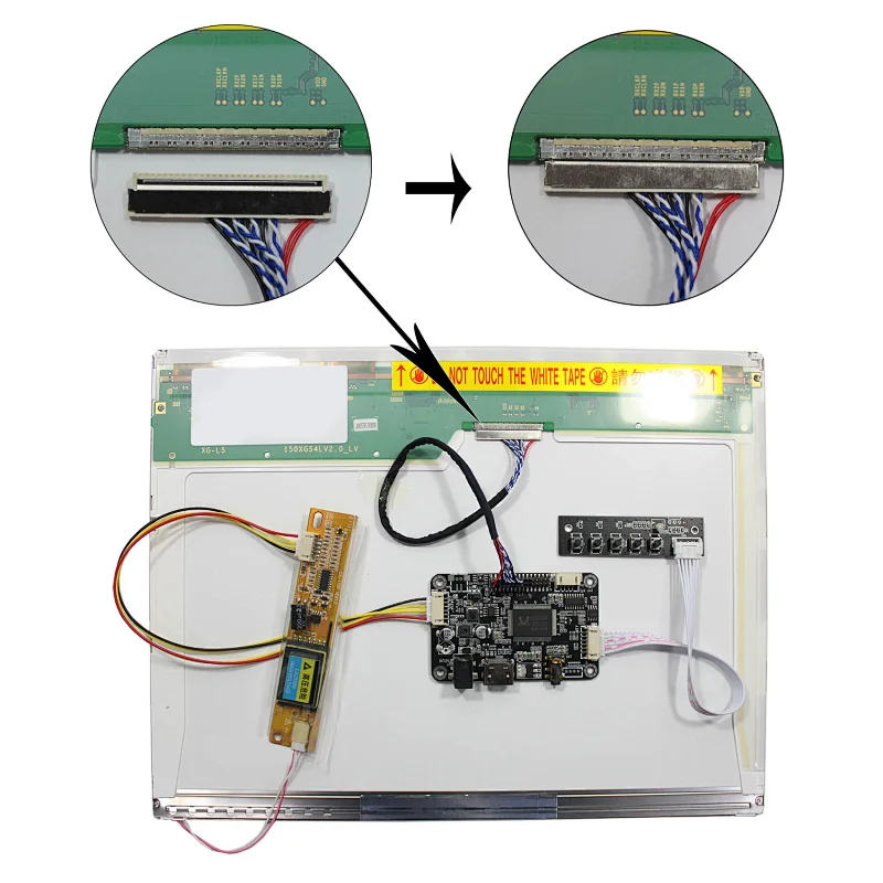 15inch 1024X768 TFT-LCD Screen with HDMI Audio LCD Controller Board 15inch 1024X768 1024X768 lcd 1024x768 controller