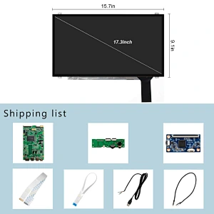 17.3inch 1920X1080 IPS LCD Laptop Screen Capacitive Touch Panel with Type C HDMI LCD Controller Board 17.3inch 1920X1080 laptop capacitive touch screen touch screen panel capacitive N173HCE-E31