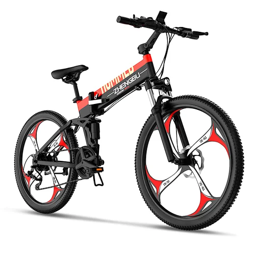 ZHENGBU H2PRO 26'' 48v 10ah 400W Folding MTB e-bikes electric Bicycle Foldable mountain bike