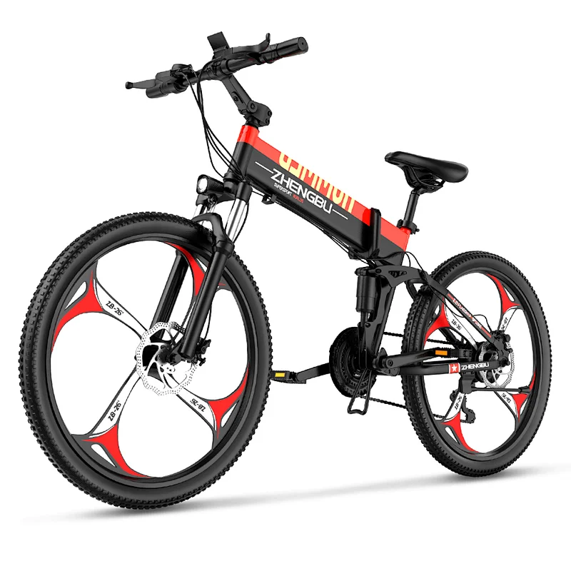 ZHENGBU H2PRO 26'' 48v 10ah 400W Folding MTB e-bikes electric Bicycle Foldable mountain bike
