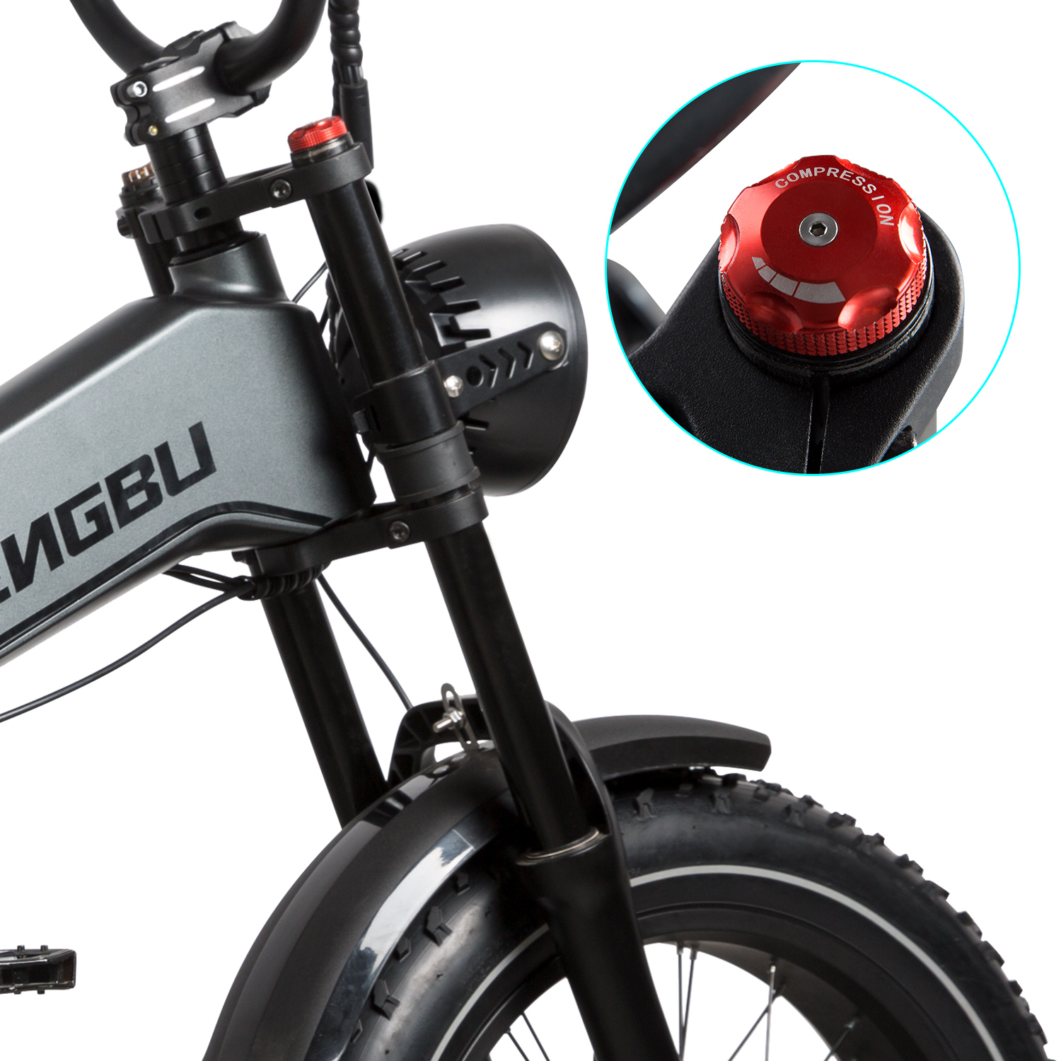 Double aluminum alloy hydraulic lockable suspension front fork