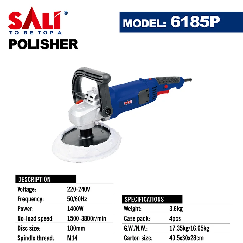 SALI 6185P 1400W Power Tools Electric Car Polishing