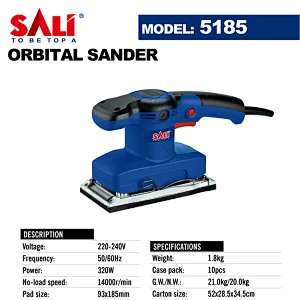 SALI 5185 320W  Wood Planner Electric Orbital Sander