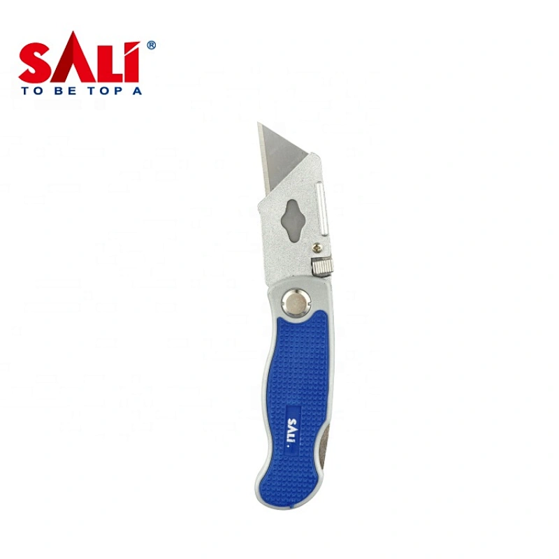 Professional Hardware Cutting Tools Retractable Zinc Alloy Folding Utility Knife