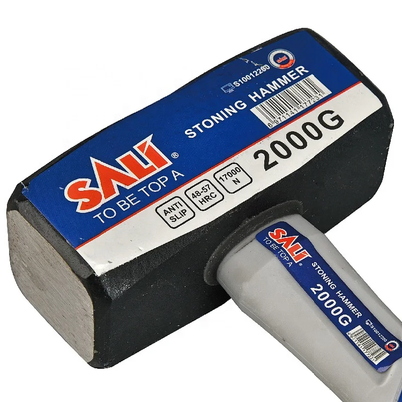 SALI Brand 2KG Professional Construction Hand Tools Steel Stoning Hammer