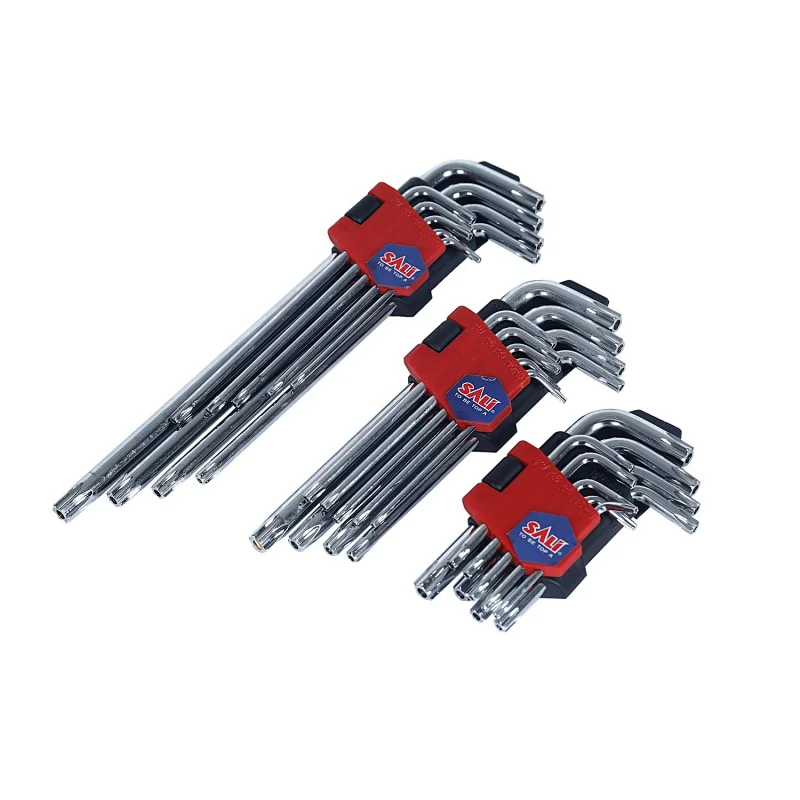 SALI High Quality CR-V 9 pcs Hex Key Wrench Set