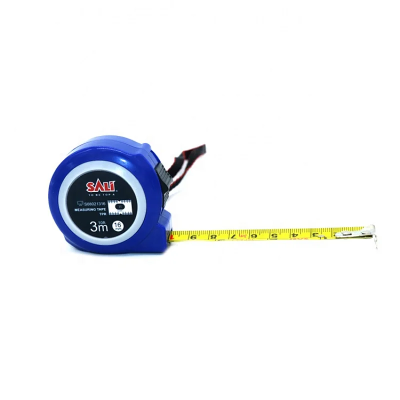 SALI  high quality cheap 3m*16mm steel  meter waterproof measure tape