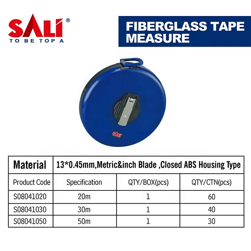 SALI Brand 30m  ABS Body Fiberglass Tape Measure