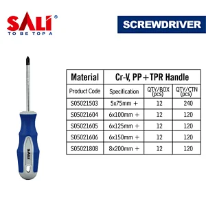 SALI High Quality + - TPP Handle Screwdriver