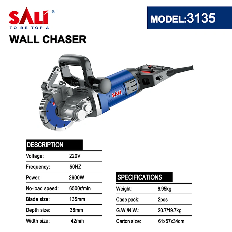 SALI 3135 2600W High-Quality Wall Chaser