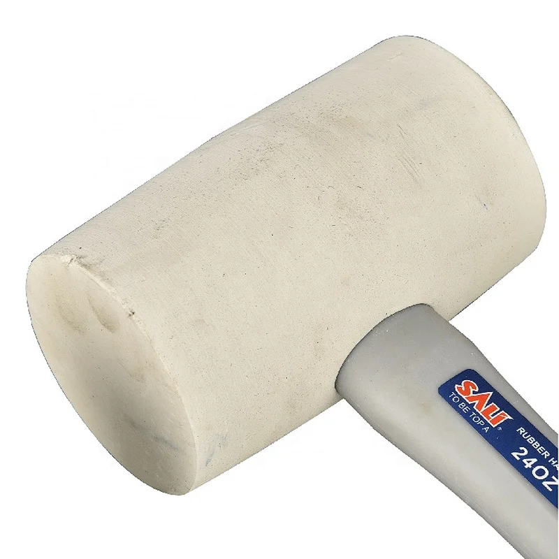 SALI Brand 24oz High Quality Construction Common Used White Rubber Hammer