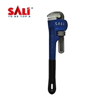 14" High Quality Heavy Duty Pipe Wrench with Rubber Grip