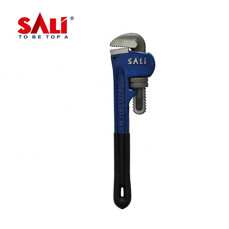8'' China Factory Price Heavy Duty Pipe Wrench with Rubber Grip
