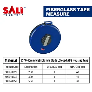 SALI 50M High Impact Resistant ABS Fiberglass Tape Measure