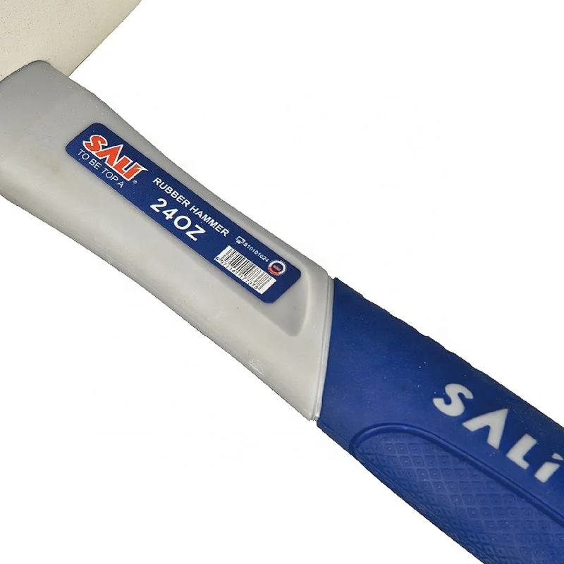 SALI Brand 16oz High Quality Construction Common Used White Rubber Hammer