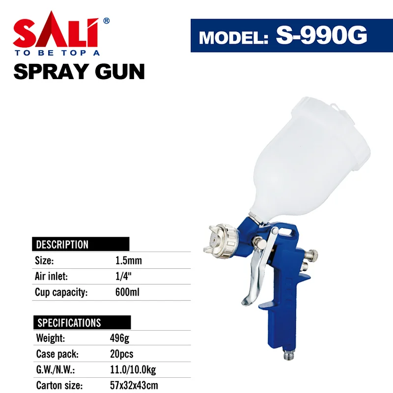 SALI S-990G 600CC Hight Quality Air Spray Gun
