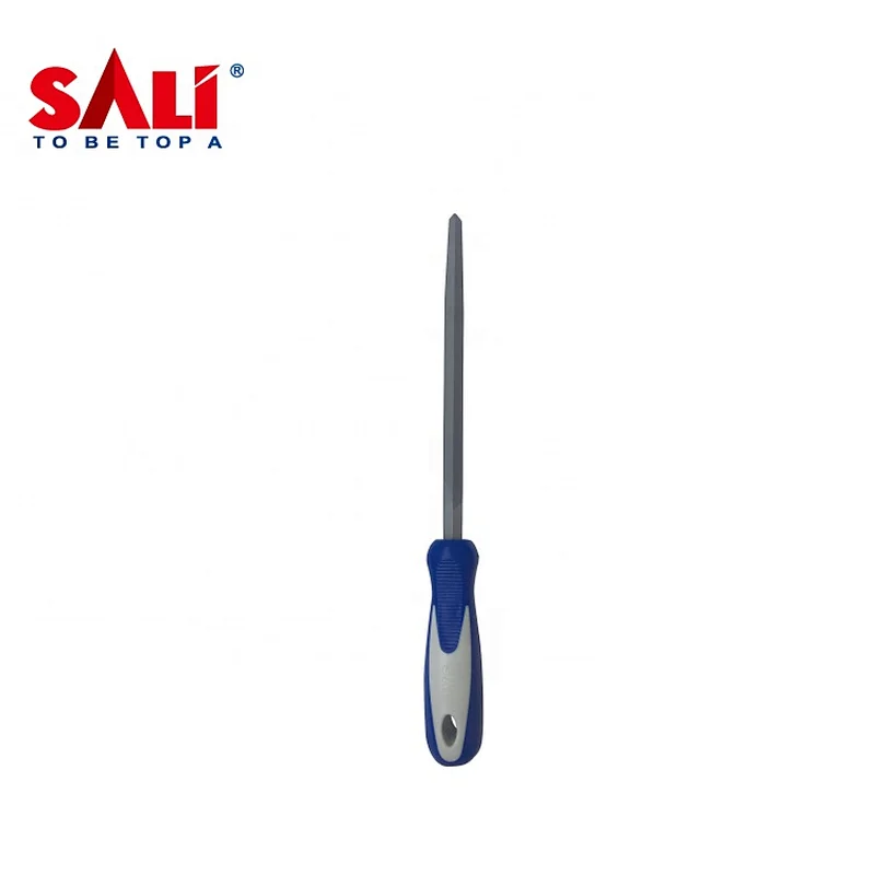 S14010308 8'' SALI Brand High Quality Non-Slip Rubber Grips Triangular File