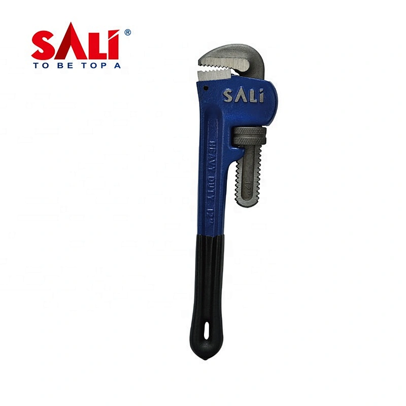 8'' China Factory Price Heavy Duty Pipe Wrench with Rubber Grip