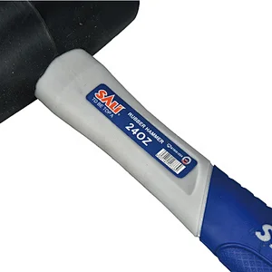 SALI Brand 8oz High Quality Construction Common Used Black Rubber Hammer