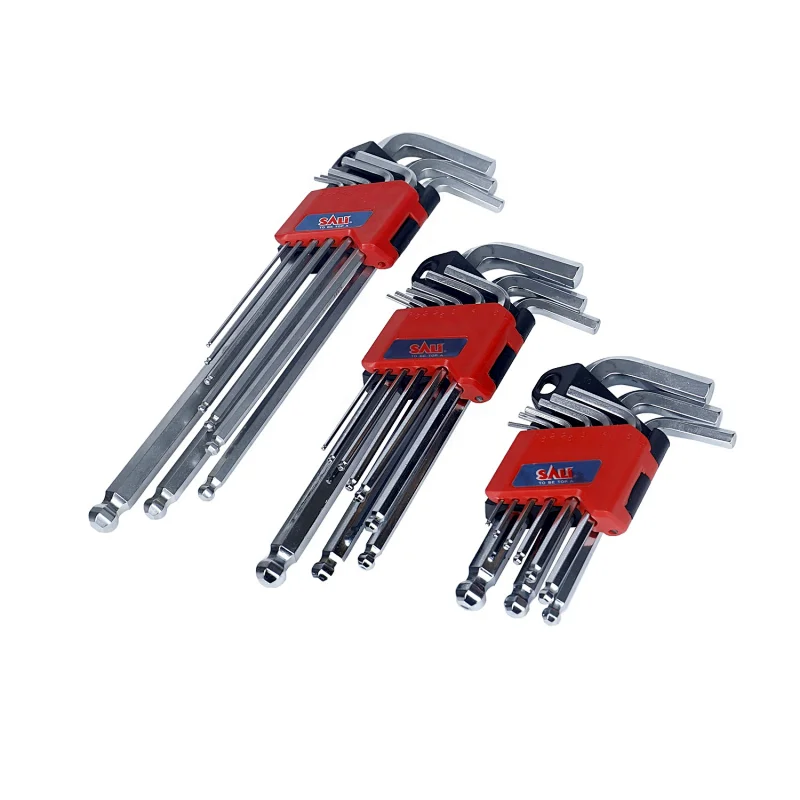 SALI High Quality CR-V 9 pcs  Star End Hex Key Wrench Set