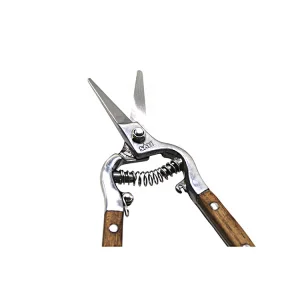 S02032008 8'' HQ Hand Tools classic wooden hand Garden Shears Hand Pruner