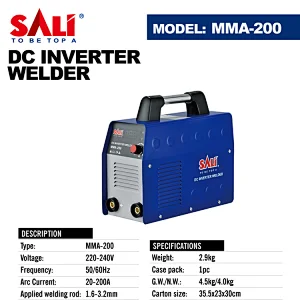 SALI MMA-200 In Stock  Hot Selling Dc Arc Inverter Welding Machine Welder