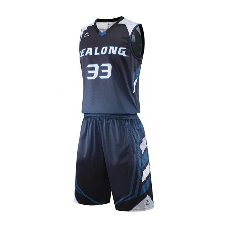 Custom Sublimated Basketball Jersey V Neck For Men&Youth