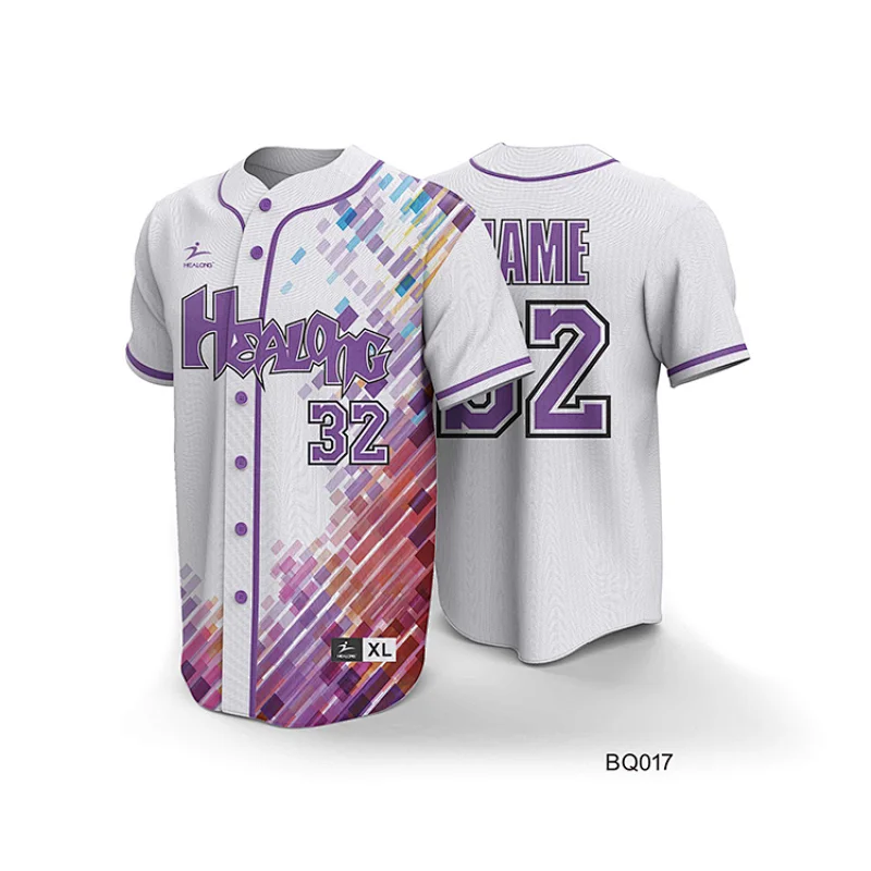 Good Price Fashion Hip Hop Baseball Jersey Colour Baseball Jersey
