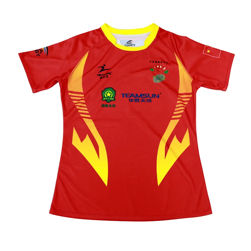 Sublimation Rugby Jerseys Sports Cheap Rugby Uniforms