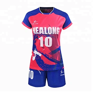 Custom Sublimation Pink Volleyball Jersey