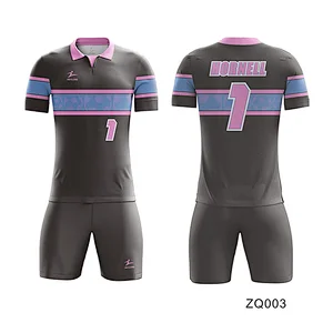 Breathable School Style  Soccer Football Team Wear Sportsuit Quick-Dry Running Jersey