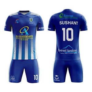 China Supplier 100% Polyester Cheap Custom Soccer Uniforms For Teams