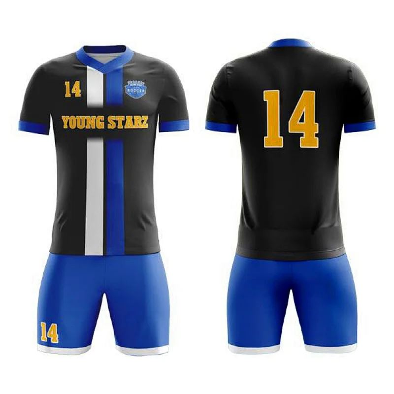 China Supplier 100% Polyester Cheap Custom Soccer Uniforms For Teams