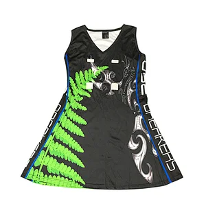 Healong Custom Design Netball Uniform Girls Sports Netball Uniform Dress