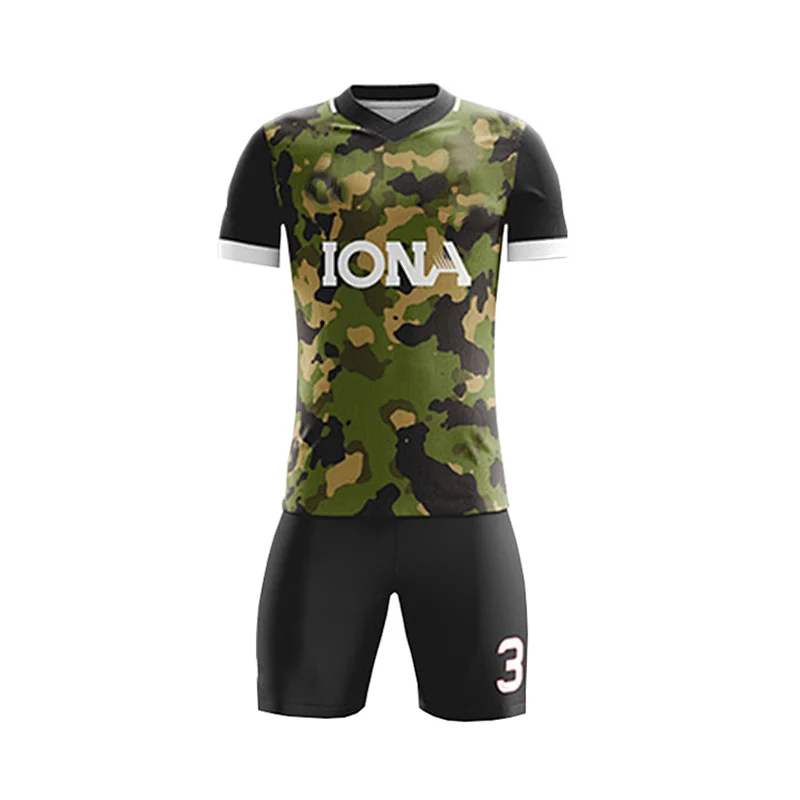 2020 2021 Hot Sale High Quality Soccer Suits 100% Polyester Sublimation Soccer Jersey