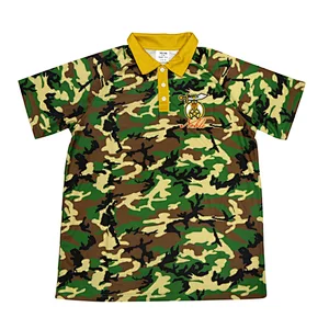 Smart Camouflage Short-sleeve Sublimated China T-shirt Manufacturer Polo Shirt